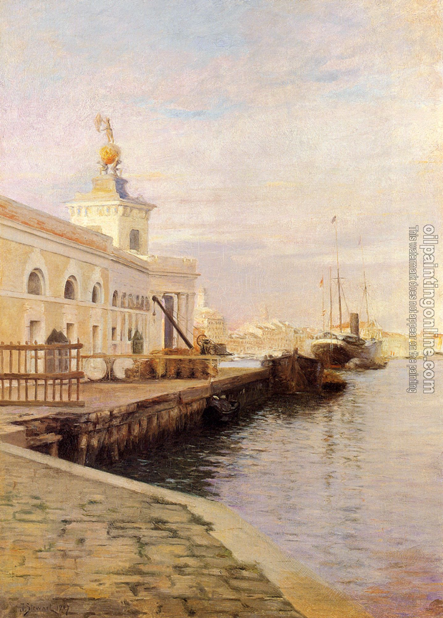 Julius LeBlanc Stewart - View Of Venice